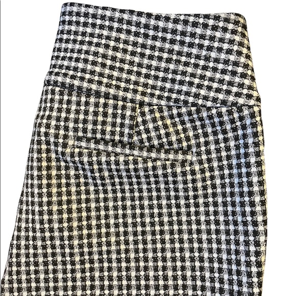 ALFANI BLACK & WHITE GINGHAM PANTS - Picture 3 of 5
